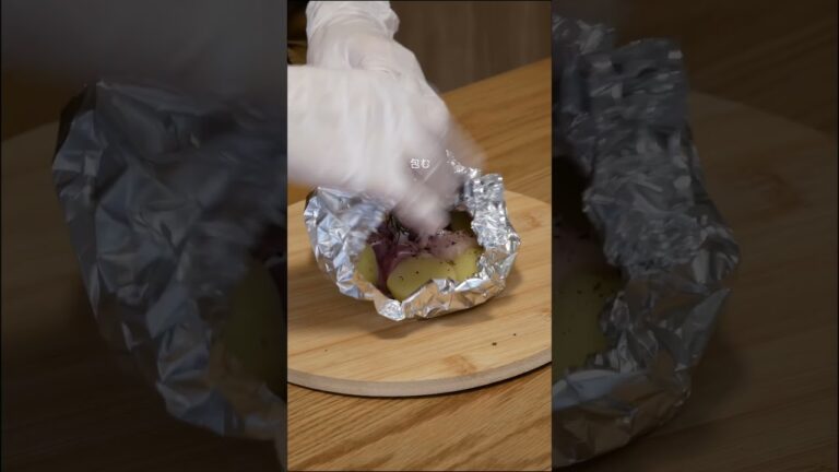 鶏もも肉とじゃがいもの明太マヨ🥔 #ホイル焼き #cooking #レシピ #food #料理 #おうちごはん #recipe #簡単レシピ