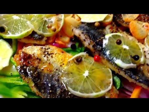 たっぷりタンパク質摂取、鯵のエスカベッシュ