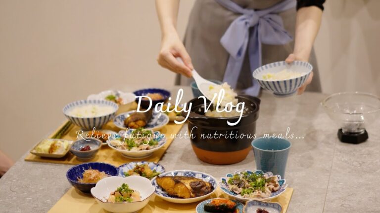 【多品目おばんざい】揚げ物や炒め物に頼らず満足感のある晩ごはん｜簡単なのに美味しいレシピ｜夫婦2人暮らし｜旬の食材を使った献立