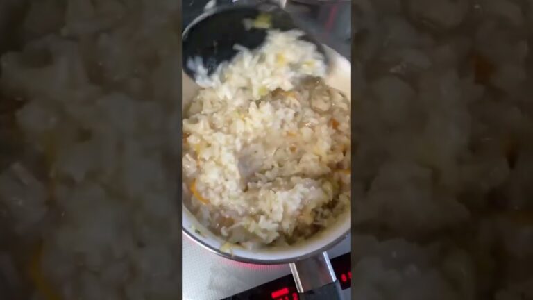 卵と野菜のお粥