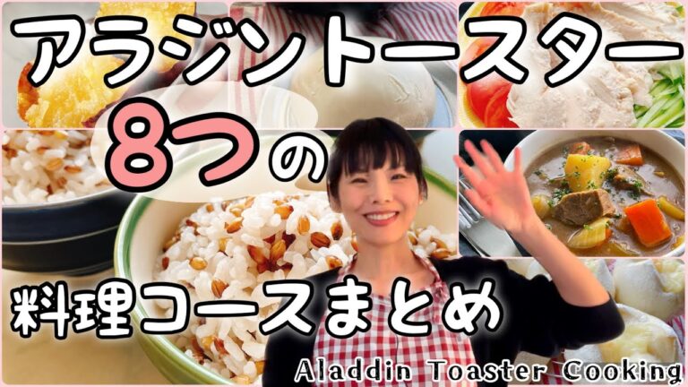 新型アラジントースター8つの調理コース全て試してみました (グラファイトグリル＆トースターフラッグシップモデル) Aladdin toaster