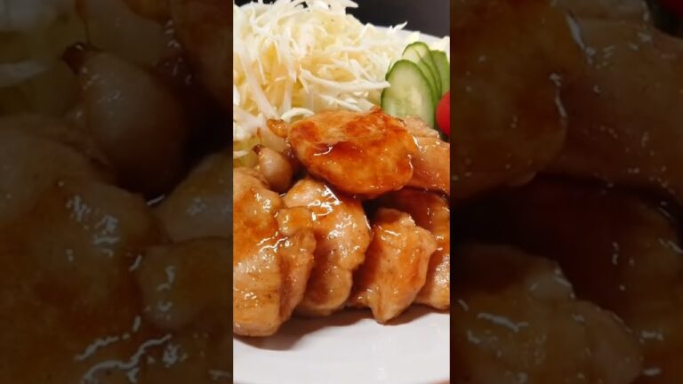 鶏胸肉の照り焼きの作り方! #shorts