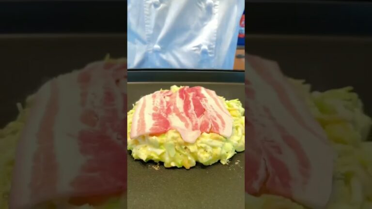 お好み焼きがもっとうまくなる3つのコツ！#shorts