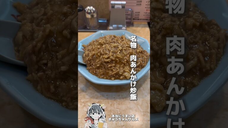 肉あんかけ炒飯😋