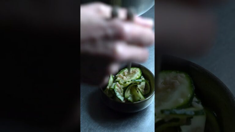 ズッキーニのツナ和え