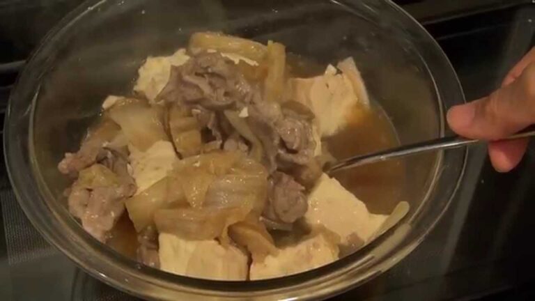 レンチン肉豆腐
