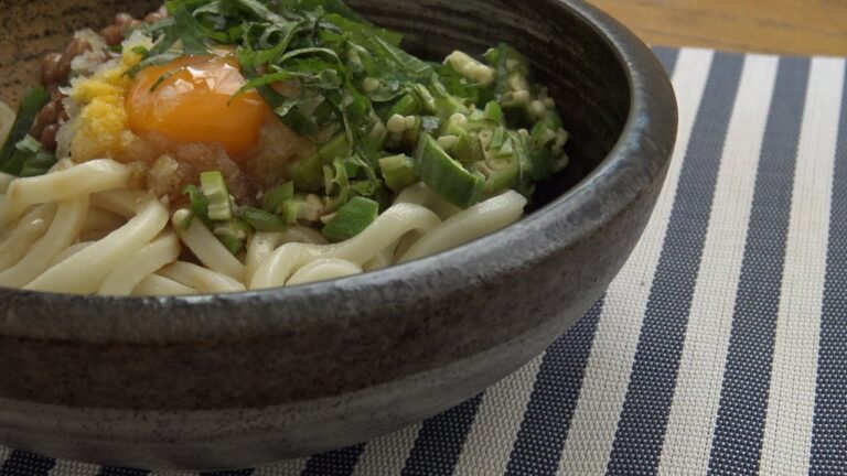 わずか10分で！時短で簡単。冷やしうどん / 10min Cold Udon Noodle