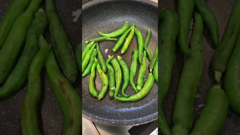 ししとう焼き【簡単おつまみ】 #shorts