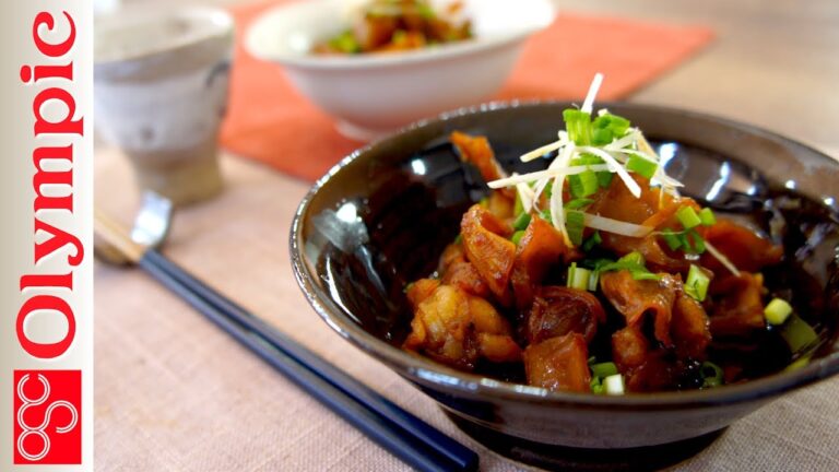 オリンピックの超簡単レシピ　どて焼の作り方