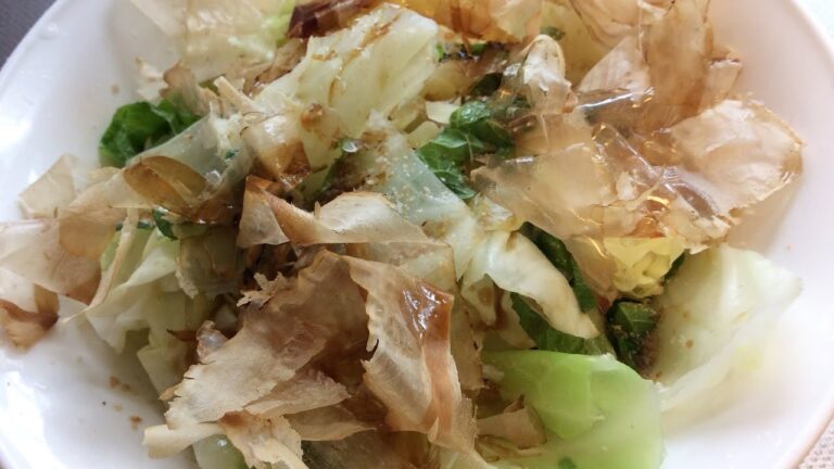 キャベツのおひたし