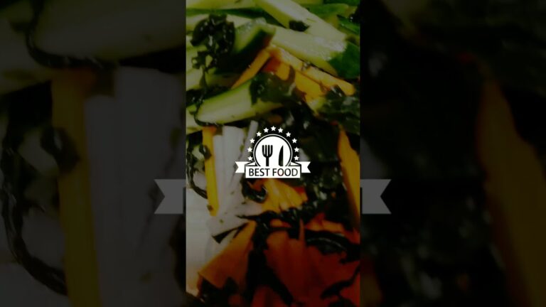 #245 人参+大根+きゅうり+わかめ+酢