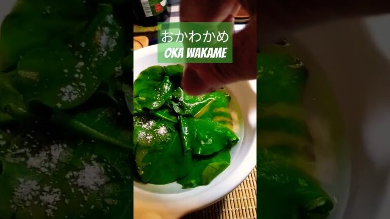 ❤️スーパーフード#shorts 栄養満点・#おかわかめのお浸し❤️Soak the super food "Okawakame";