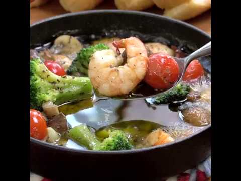 ワインのおつまみにオススメ♪ 簡単 エビと野菜のアヒージョ ｜ moguna[モグナ]