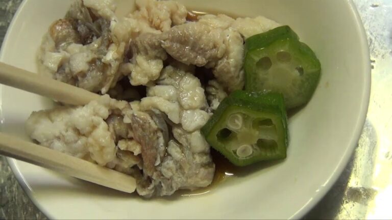 旨味凝縮！鯛の皮の湯引きポン酢