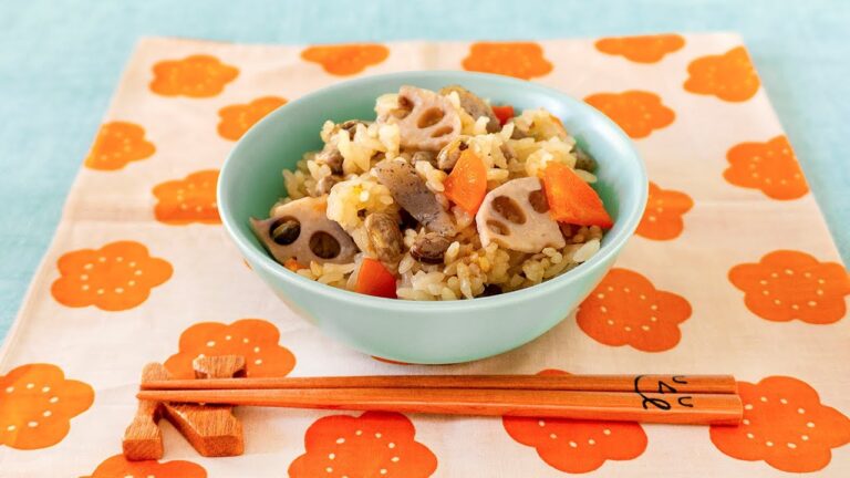 節分豆と根菜の炊き込みごはん【N'sKITCHEN】