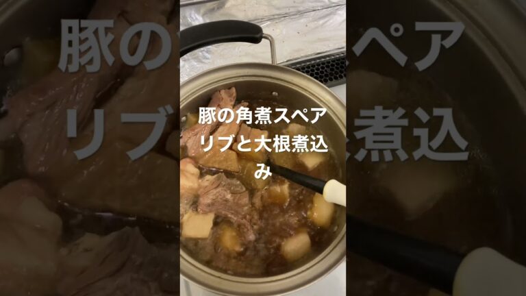 豚の角煮スペアリブと大根煮込み