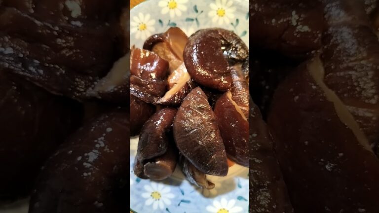 肉厚シイタケの煮物　9月27日　＃Shorts