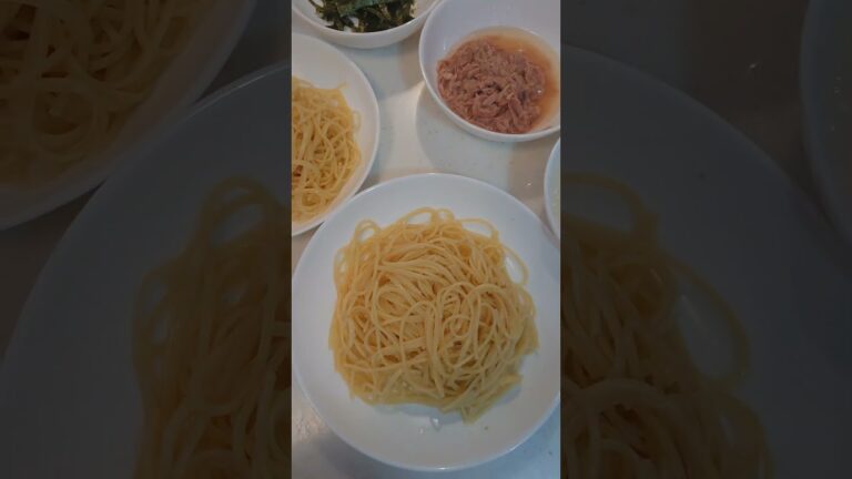 【ツナと大根和風パスタ】蒸し暑い日でもさっぱりおいしい #おうちごはん