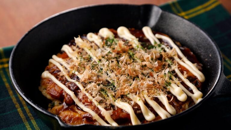 そうめんお好み焼きの作り方／簡単アレンジ【レシピ動画2分半】