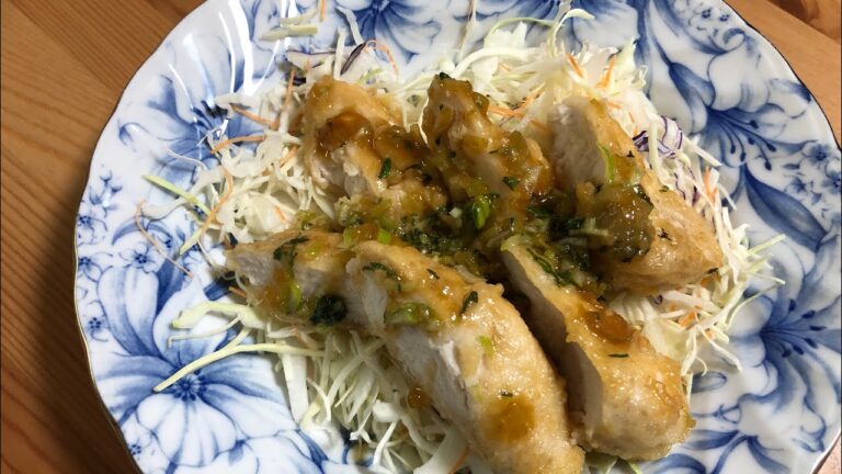 【簡単料理】鶏ささみのレモン煮