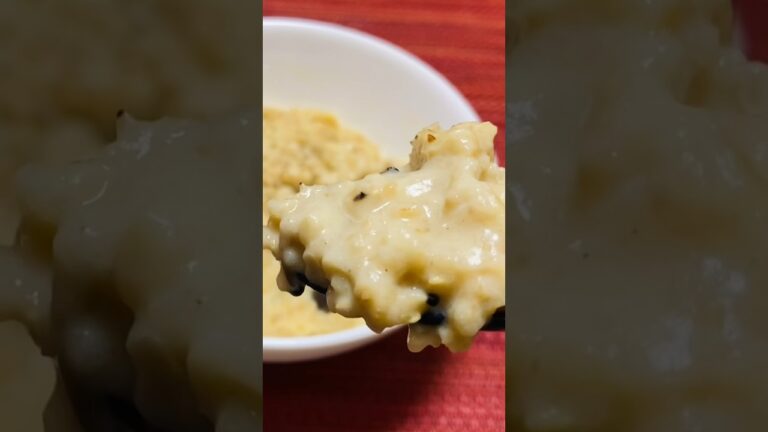 レンジで簡単！オートミールチーズリゾット  #shorts