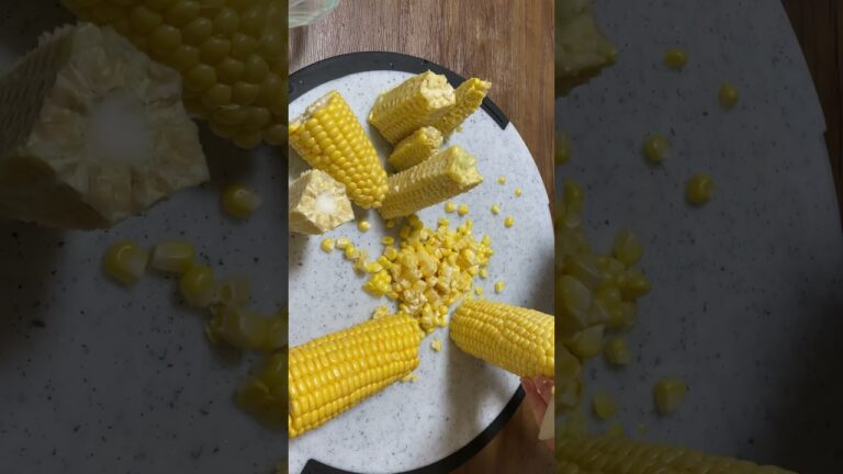 簡単茹でないとうもろこしの保存方法／冷凍／