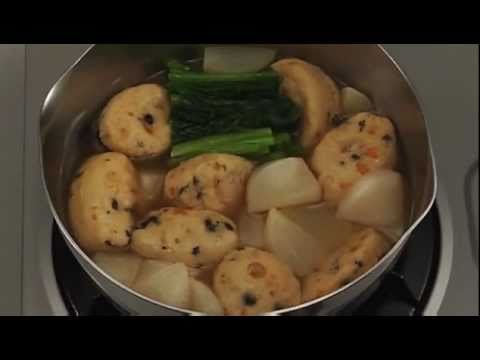 かぶとがんもの炊いたもの【プラスもう一品：レシピ大百科】