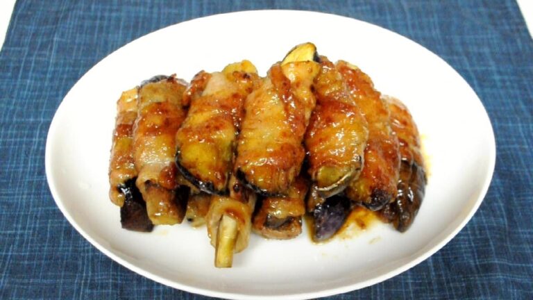 簡単！なすの肉巻き