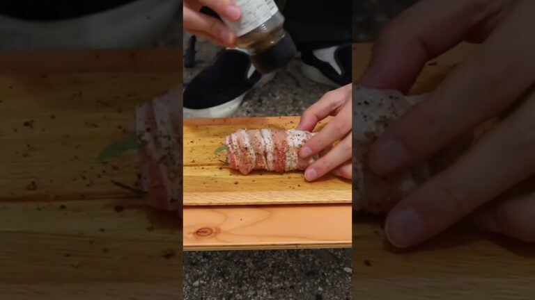 豚バラしそチーズ巻き【お手軽キャンプ飯】#shorts #ホットサンドメーカー