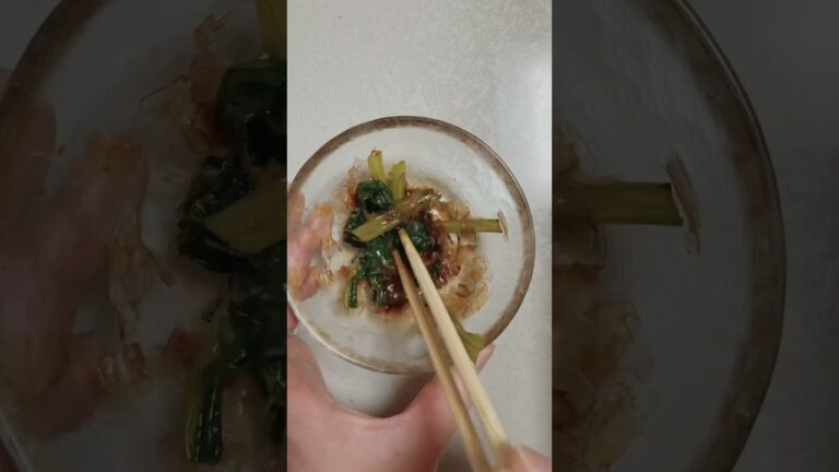 【秒で簡単おつまみ！】ほうれん草のおひたしと冷奴#shorts #豆腐 #冷奴 #おつまみ #簡単レシピ #ほうれん草