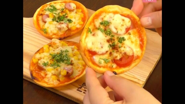 簡単・節約・華やか♪「餃子の皮でパリパリピザ」