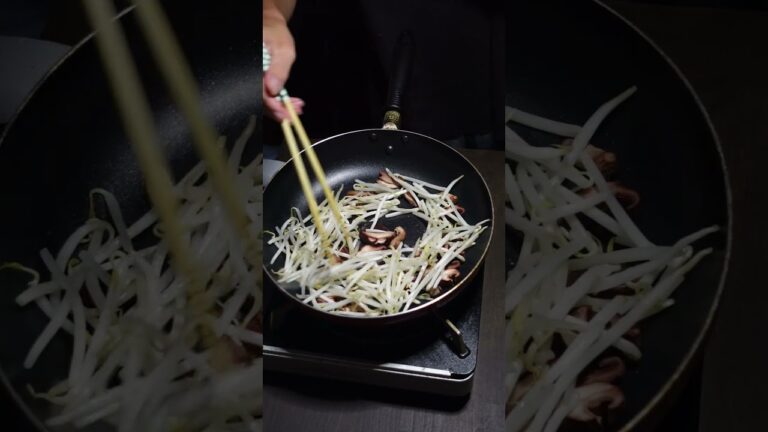 もやしとしいたけのポン酢炒め #shorts