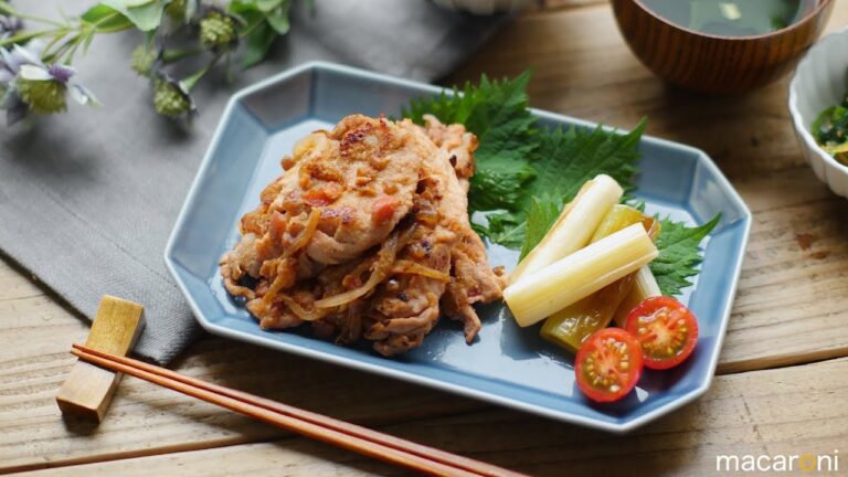 【下味冷凍】 カリカリ梅で 楽うま！ 豚肉の 梅 しょうが焼き のレシピ 作り方