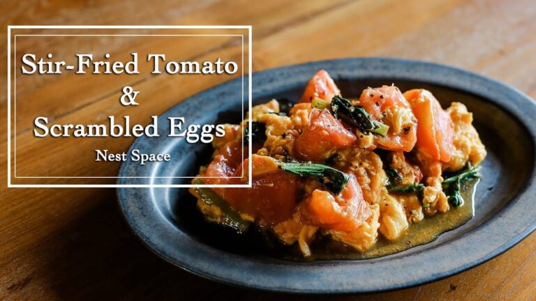 【本格なのに簡単中華！】#053 トマトと卵のふわトロ中華炒め // How To Make Stir-Fried Tomato And Scrambled Eggs