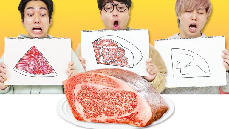 絵を一番上手に描けた人しか食べられません！【寿司、焼肉、高級フルーツ、ケーキ】