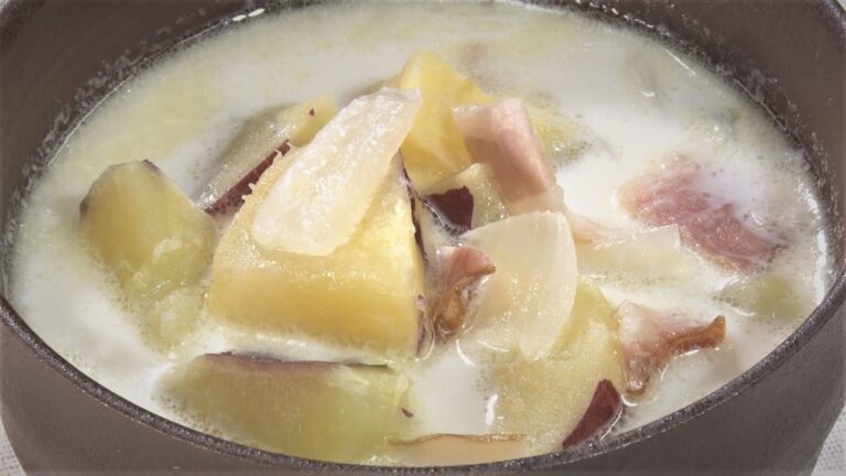 さつまいものミルクスープ【キチキチキッチン】
