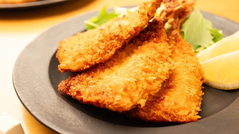 【フライパンで】油少なめ！揚げ焼きでサクサクふっくら『アジフライ』