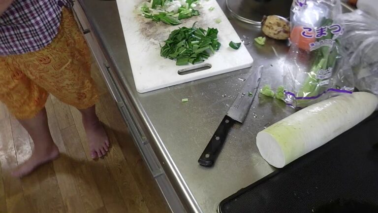 幸運な病のレシピ（ 1629 ）朝：レンコン・人参・タケノコキンピラ、塩サバ、味噌汁（大根の桂剥きの練習）