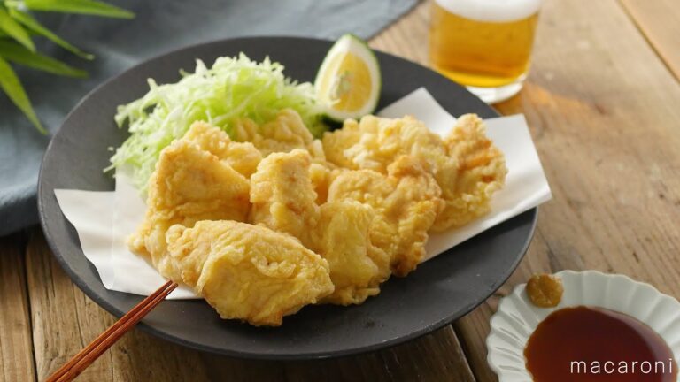 大分名物グルメ 鶏むね肉のとり天の作り方