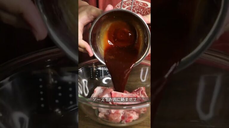 【コンロいらねえ】レンチンスペアリブ | 20秒クッキング #cooking #asmr