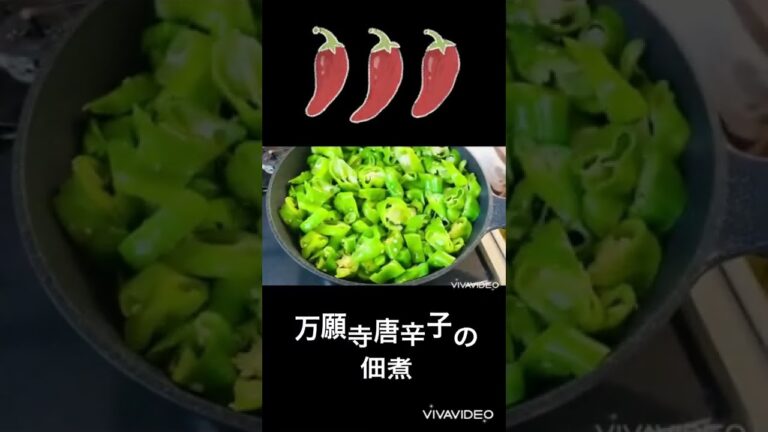 🌶万願寺唐辛子の佃煮🔥ペッシャンコ｡｡｡😱