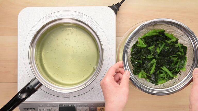 おいしい解凍の仕方 ほうれん草のおひたし SL 0306