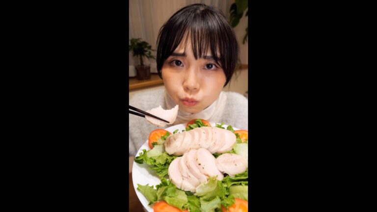 【ダイエット】漬けて寝かすだけ鶏ハムの作り方　タンパク質　簡単料理 ♯Shorts