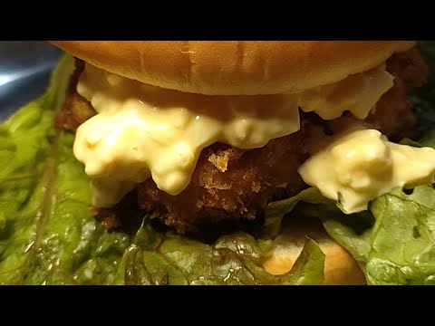 エビカツバーガー　29本目バナメイエビのレシピを100本作る〜#shorts#ハンバーガー