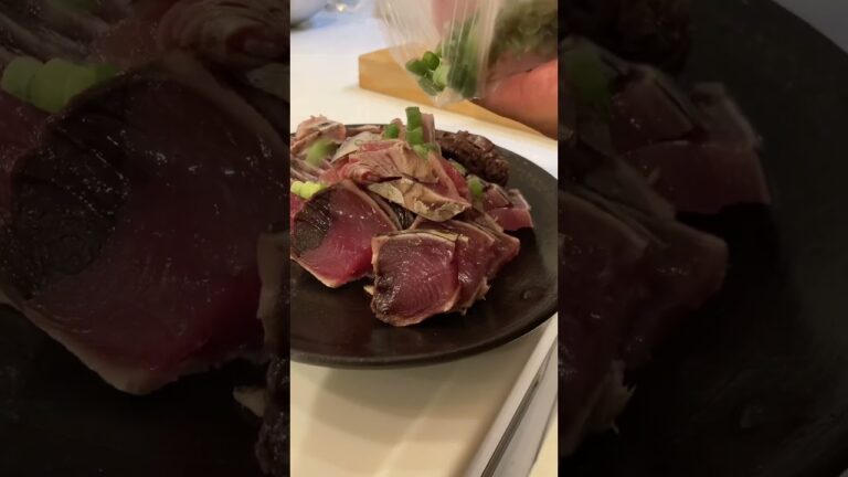 カツオのタタキは焼肉のタレで食べたらエエのです#shorts