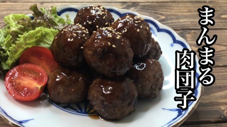 大皿と角皿 / お弁当に便利な甘辛肉団子の作り方