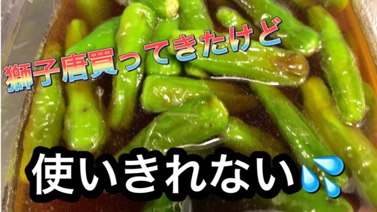 ししとう、使いきれないときは是非こいつを作ってくれ🎵