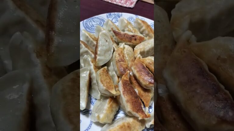 #晩ご飯 （ #鶏肉とゆで卵の甘辛煮 #焼き餃子  ）2023/03/12