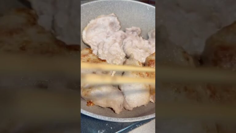 生姜焼きに焼肉のタレ使ったら美味すぎた🫚#shorts