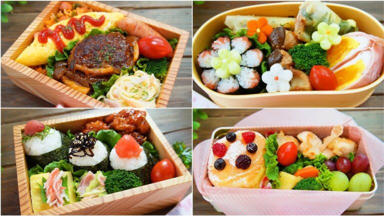 【お弁当４日間】娘が喜ぶお弁当を作りたい！How to make Japanese lunch box